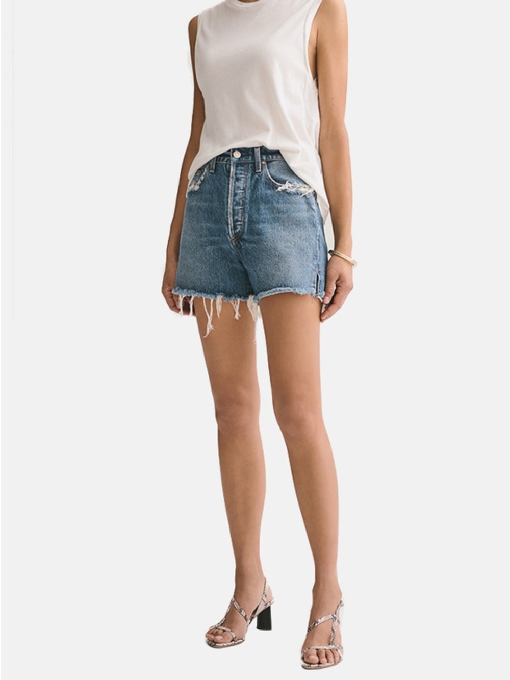 Agolde Dee Shorts in Precision